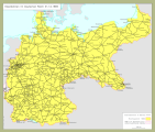 Eisenbahnnetz Deutsches Reich 1885 © IEG-MAPS [2] Bild im Original in großer Größe