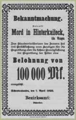 7. April 1922 Bezirksamt Schrobenhausen