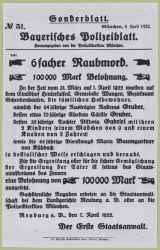 7. April 1922 Bayerisches Polizeiblatt